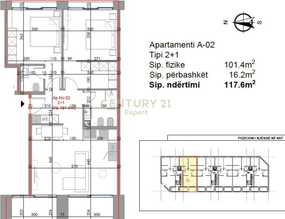 APARTMENT IN THE LALZIO BAY 2+1 FOR SALE