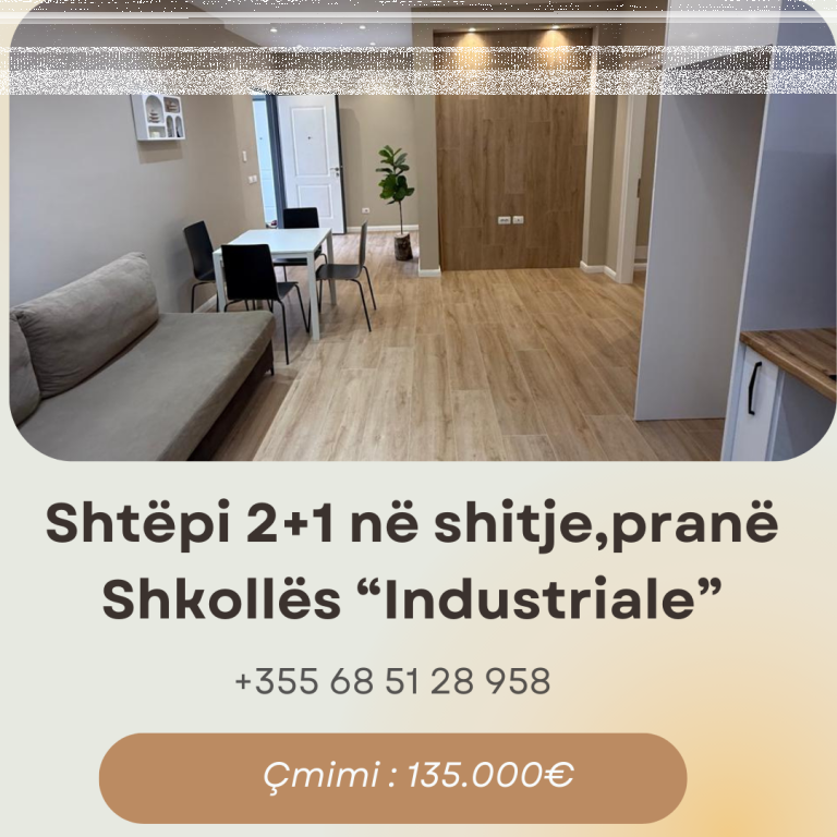 ❗️Shitet apartament 2+1 – Vlorë pranë Shkollës Industriale.
