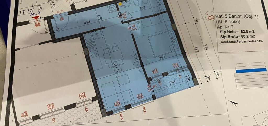 🏢 APARTMENT 1+1 FOR SALE – Rruga e Dibrës (fazë grope)