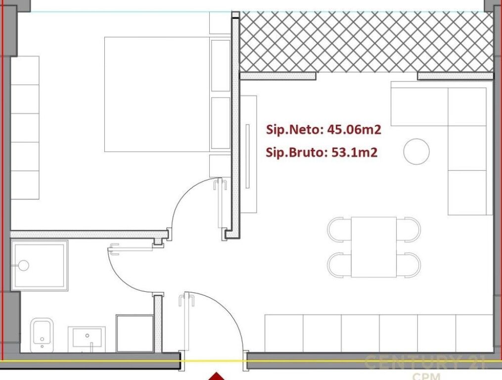 Apartament 1+1 per shitje tek 5 Maji!