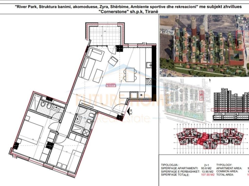 For sale, 2+1 Apartment, New Ring.