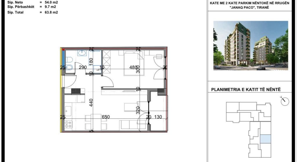 APARTAMENT 1+1 PAS GLOBE, KOMPLEKSI VIVA2!