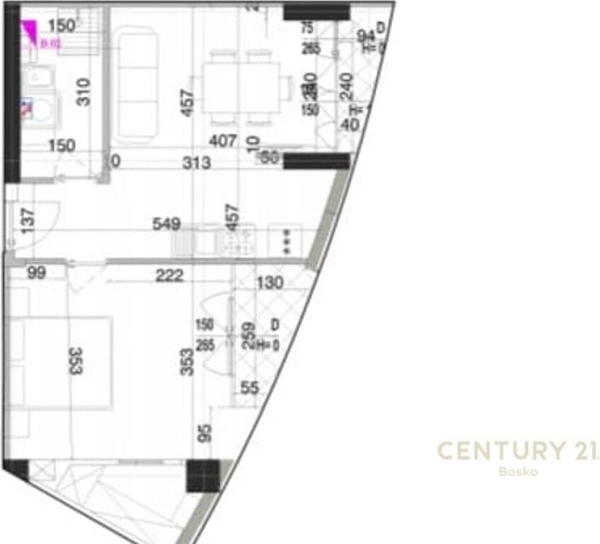 SHITET APARTAMENT 1+1+2 BALLKONE DHE POST PARKIMI NE DON BOSKO!