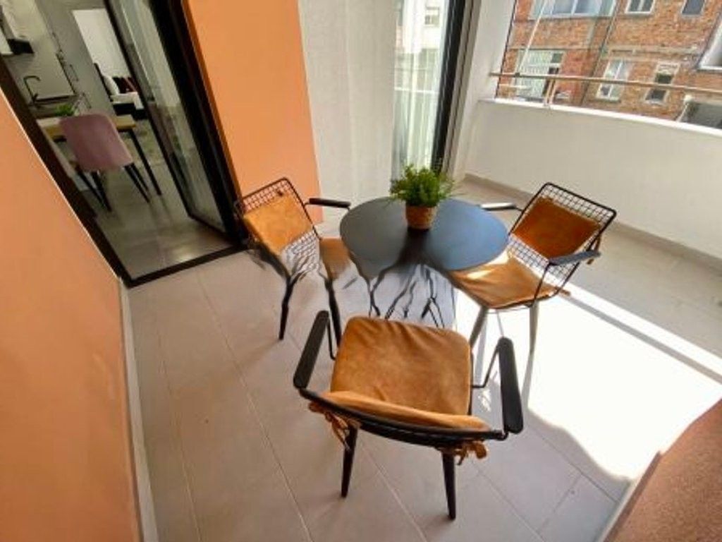 We rent a 1+1 apartment at 21 Dhjetori 700 € /Month
