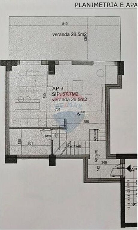 Apartament 2+1 ne shitje ne Rr. Faik Konica!!