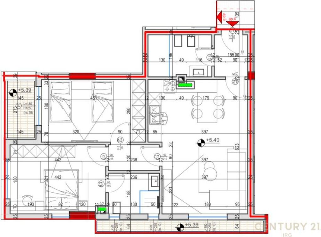 Apartment 2+1+2 in Astir