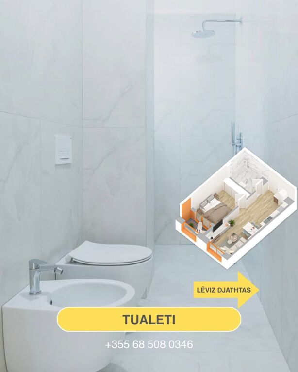 Selling 1+1 apartment in Ali Dem 84,000 Euro ready to live (Kadiu Residence)