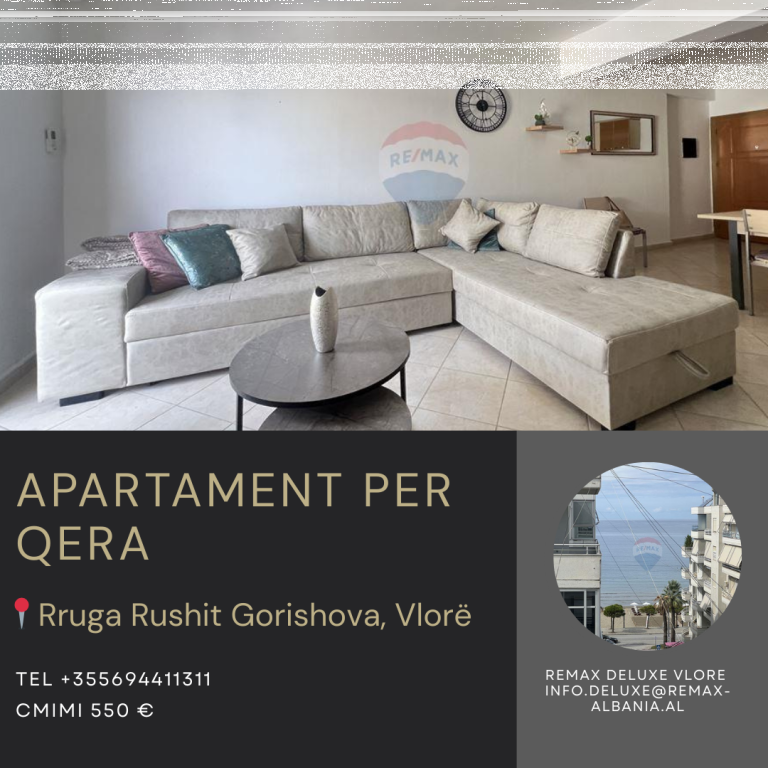 Appartamento Moderno 2+1 in Affitto – Lungomare, Valona