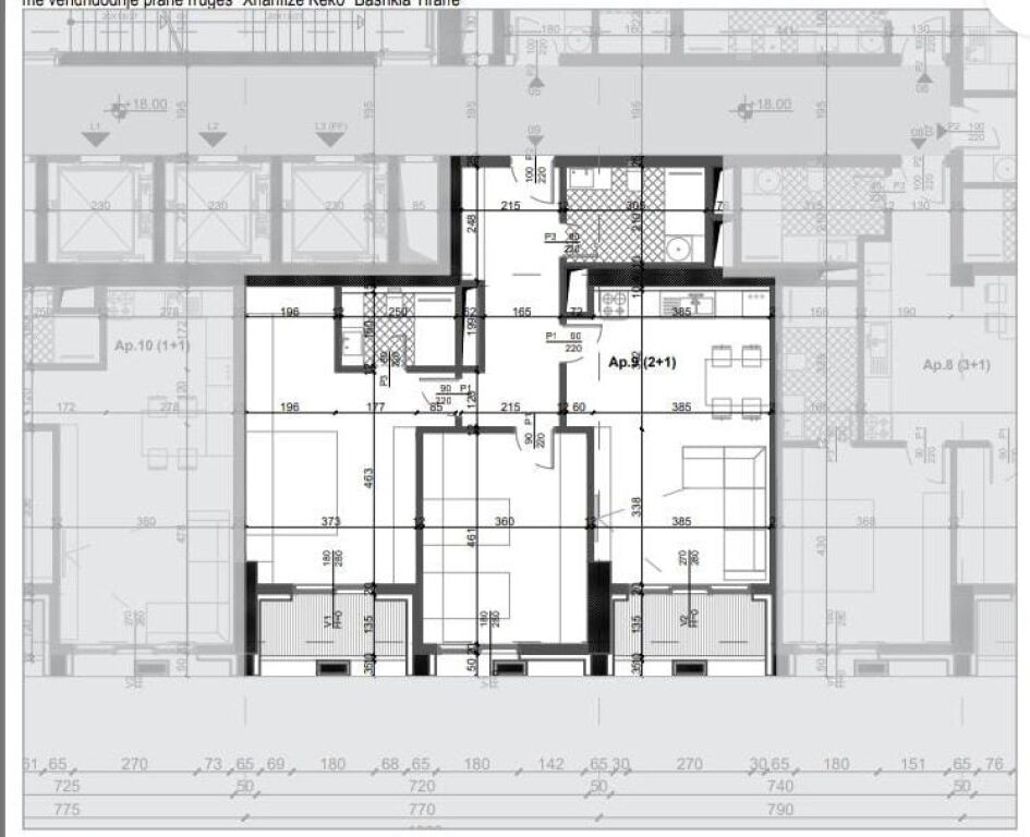 Occasion for a few days!!! Apartments for Sale 600 euro/m2 below the company's price at Filigree Tower, in Tirana