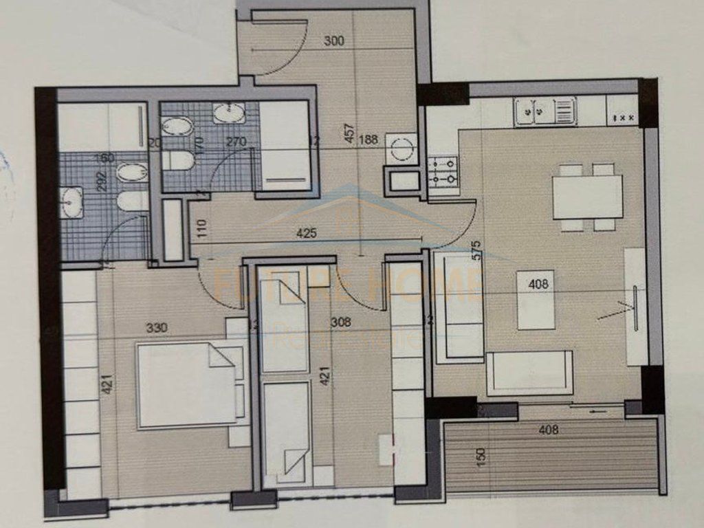 Shitet, Apartament 2+1+2, Kompleksi Univers City, Qtu.