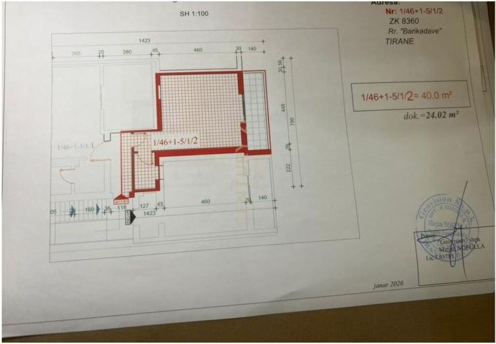 RRUGA BARRIKADAVE, SHESIM GARSONIERE