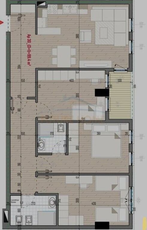 Shitet Apartament 3+1+2, i pozicionuar në Univers City, një nga komplekset më të kërkuara për banim dhe investim