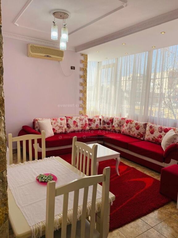 At 21-Dhjetori, a furnished 2+1 apartment is for rent. Price 600 Euro.