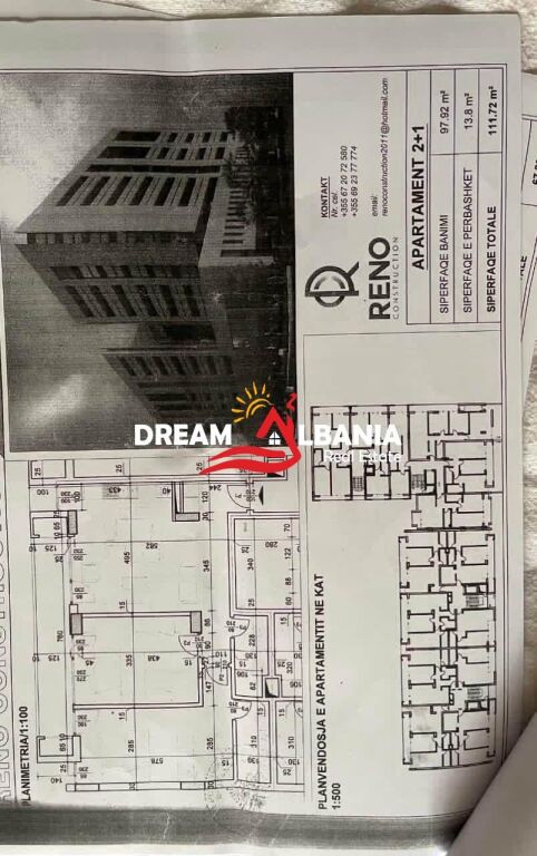 Apartament 2+1+2 Ne Shitje Te Panorama (ID 41212140)