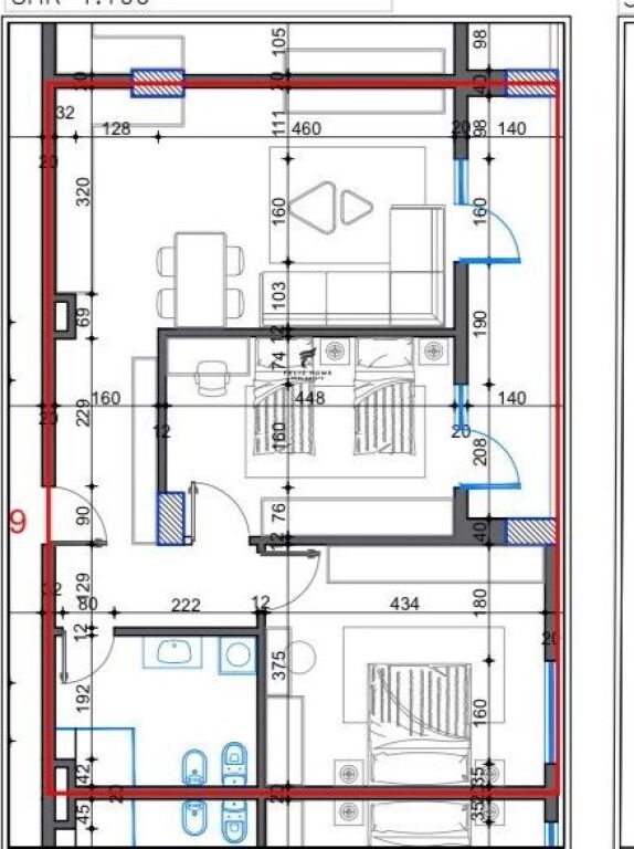 VENDESI APPARTAMENTO 2+1 PASKUQAN 128.000 EURO