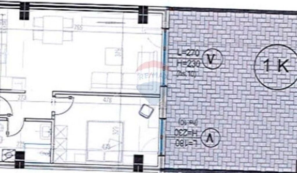 Shitet Apartament 1+1 – Kodra e Diellit 2 (530561001-247)