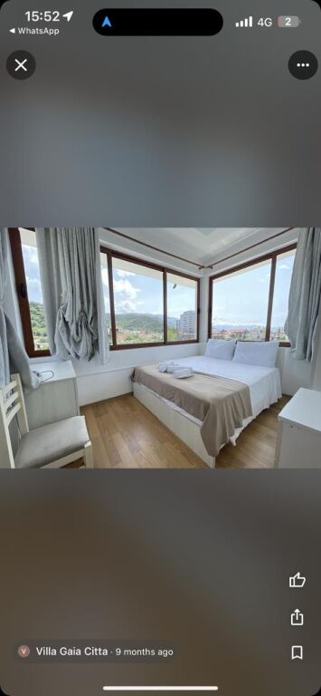 Jepet me qira shtëpi private dy-katëshe, e ndodhur rreth 500 metra vijë ajrore nga Lungomare.