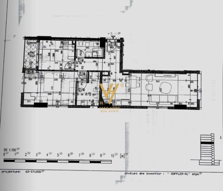 VENDESI APPARTAMENTO 2+1 PRESSO AMERICAN 3,YZBERISHT 216.000 EURO