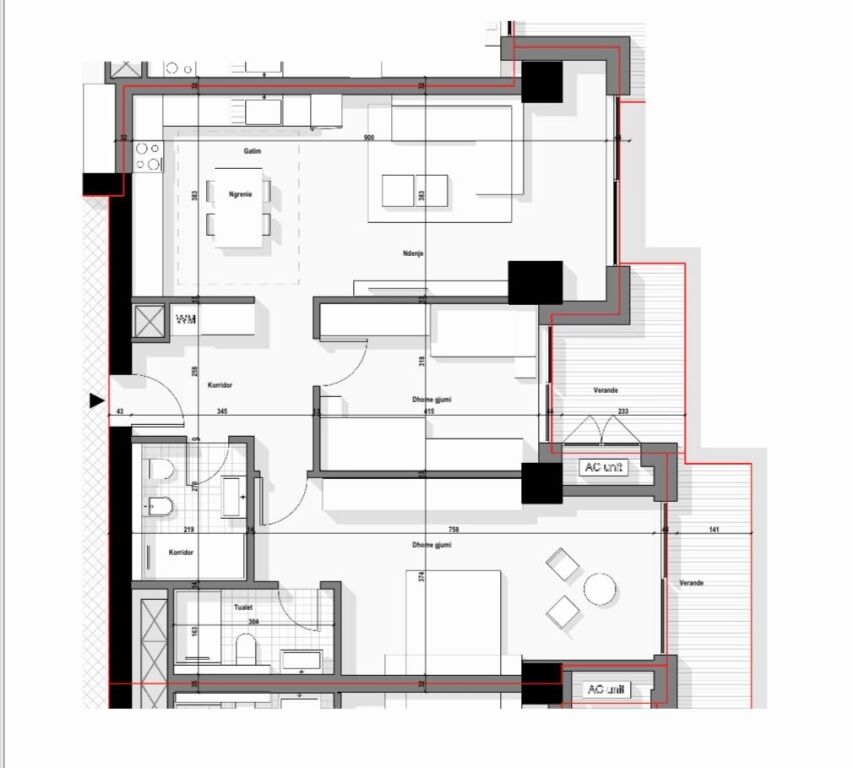 ✨Shitet Apartament 2+1+2 me Verandë | 📍Tirana Boulevard, Bulevardi i Ri