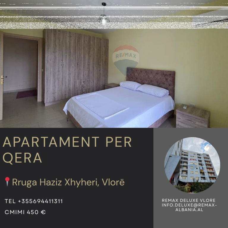 Apartament 2+1 me Qera – Lungomare, Vlorë