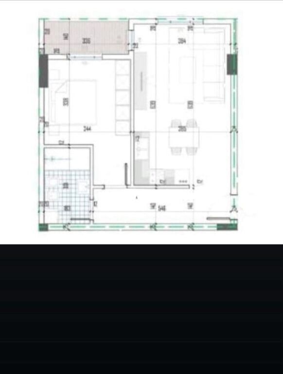 Apartament 1+1 per shitje ne Paskuqan.