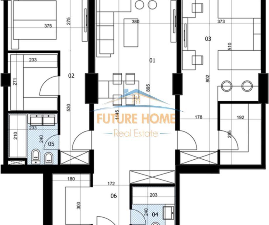 Shitet, Apartament 2+1+2, Rruga e Elbasanit,DownTown 1.