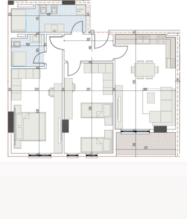Apartament 2+1 per shitje ne Paskuqan.