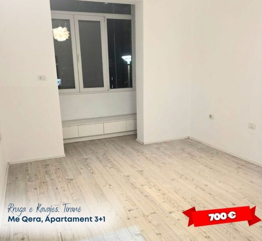 Apartament 3+1 me Qira, Rruga e Kavajës, 21 Dhjetori, Tiranë