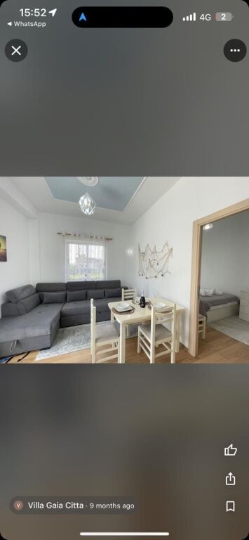 Jepet me qira shtëpi private dy-katëshe, e ndodhur rreth 500 metra vijë ajrore nga Lungomare.