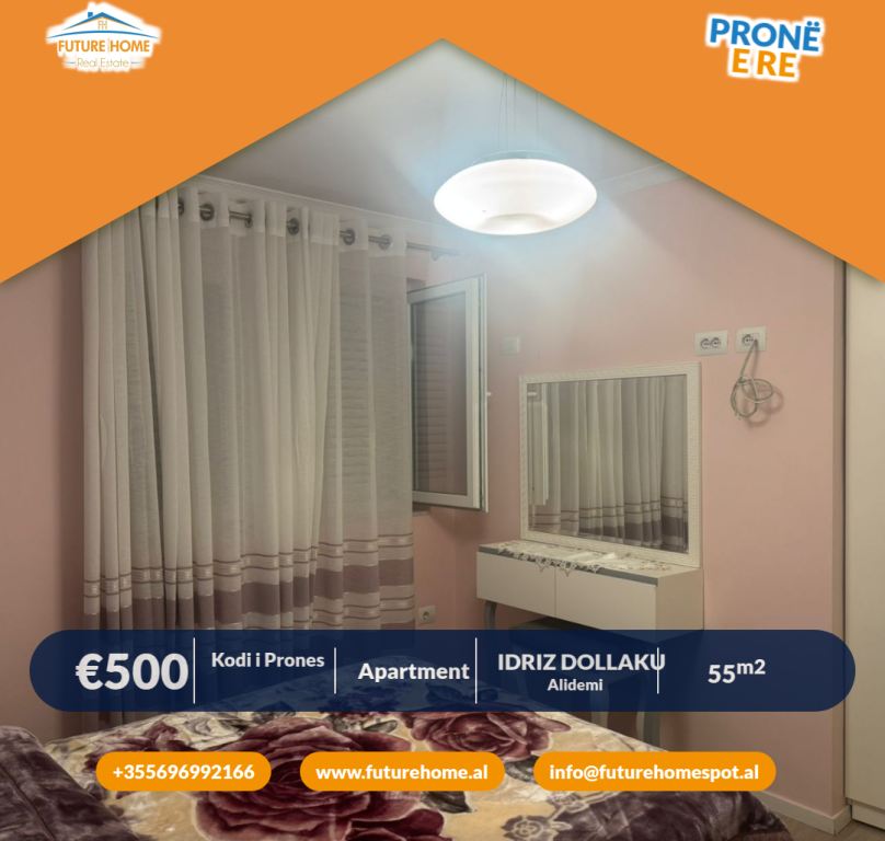 Affitto Appartamento 1+1 Via Idriz Dollaku