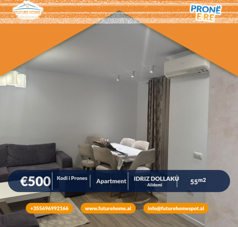 Affitto Appartamento 1+1 Via Idriz Dollaku