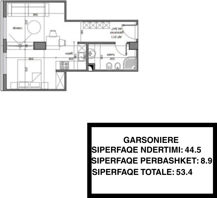 Ekskluzive -Garsoniere ne Shitje - Bleger Premium - Golem