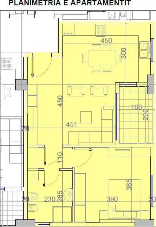 In vendita 1+1+posto auto a Paskuqan