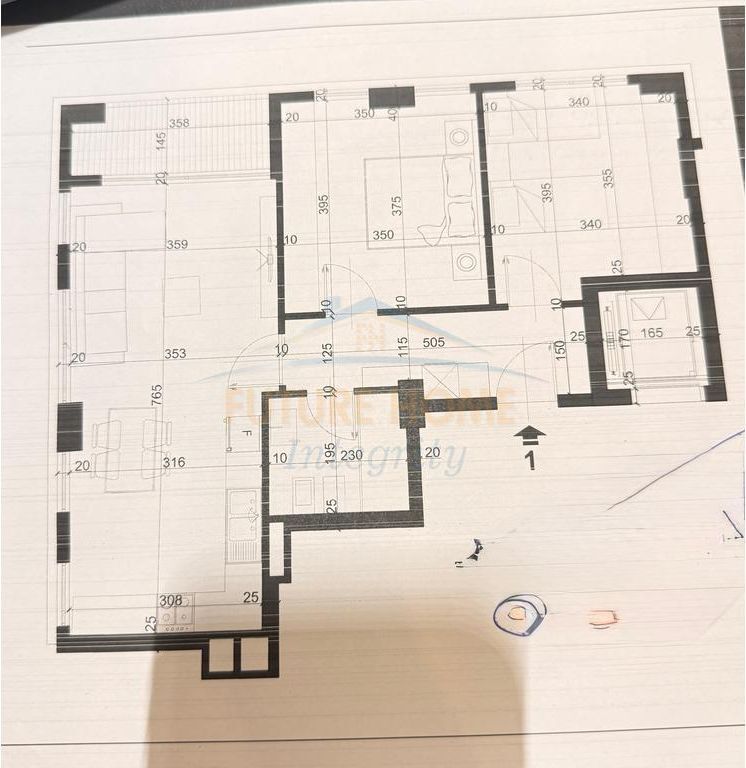 In vendita, Appartamento 2+1, City Residence, Tirana.