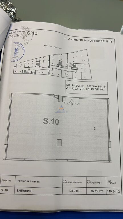SHITET AMBJENT BIZNESI 108M2 "KOMUNA E PARISIT" 248.400 EURO