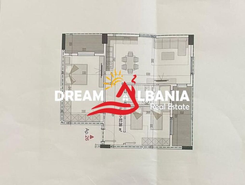 Shitet Apartament 2+1+2 Rezidenca Prime 3, Kamëz (ID 41212162)