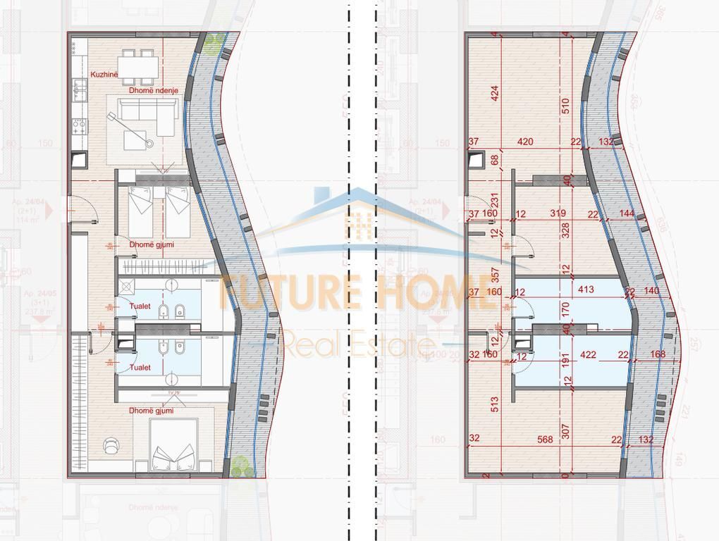 Shitet, Apartament 2+1+2, Rezidenca Top Seven Tower