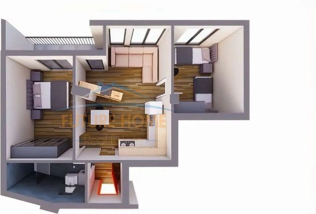 Apartment 2+1 for sale, Vila Gold, Tirana