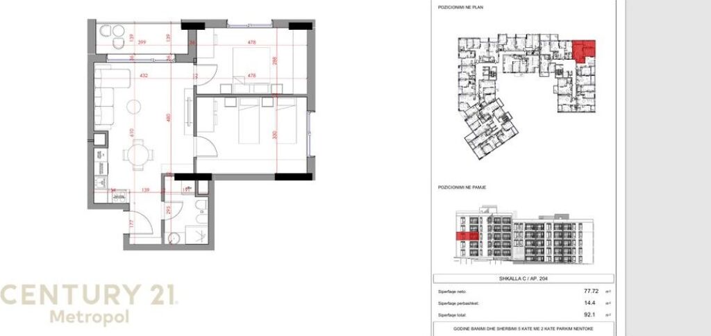 FOR SALE 2+1 APARTMENT IN NORTH PASKUQAN