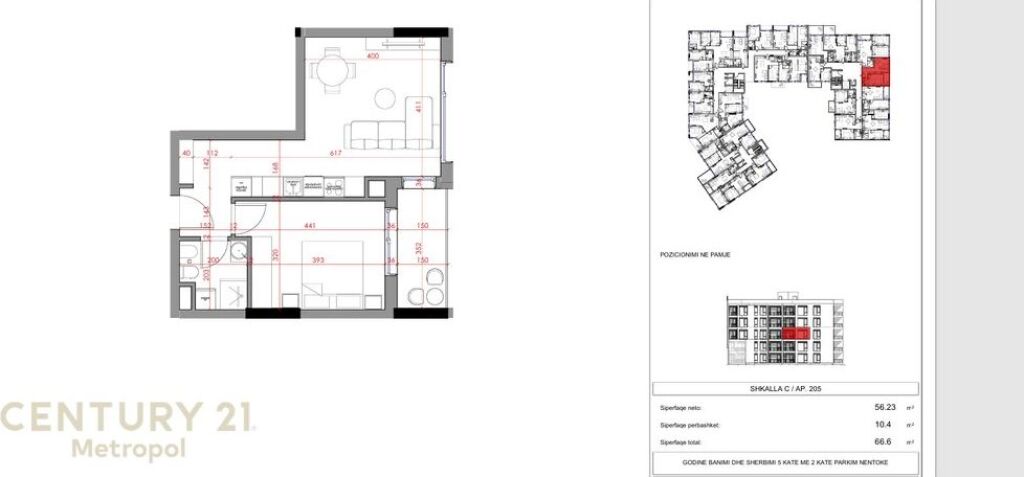 SELLING APARTMENT 1+1 IN NORT-PASKUQAN RESIDENCE! 79,920 € Total Area 67m2