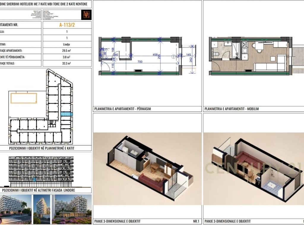 STUDIO FOR SALE IN GOLEM PAYMENT POSSIBILITY IN INSTALLMENTS STARTING FROM 20%!