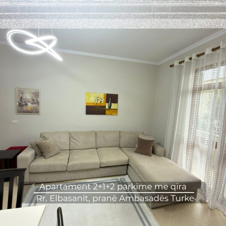 Apartment 2+1 for rent Rr.Elbasanit, +2 parking spaces