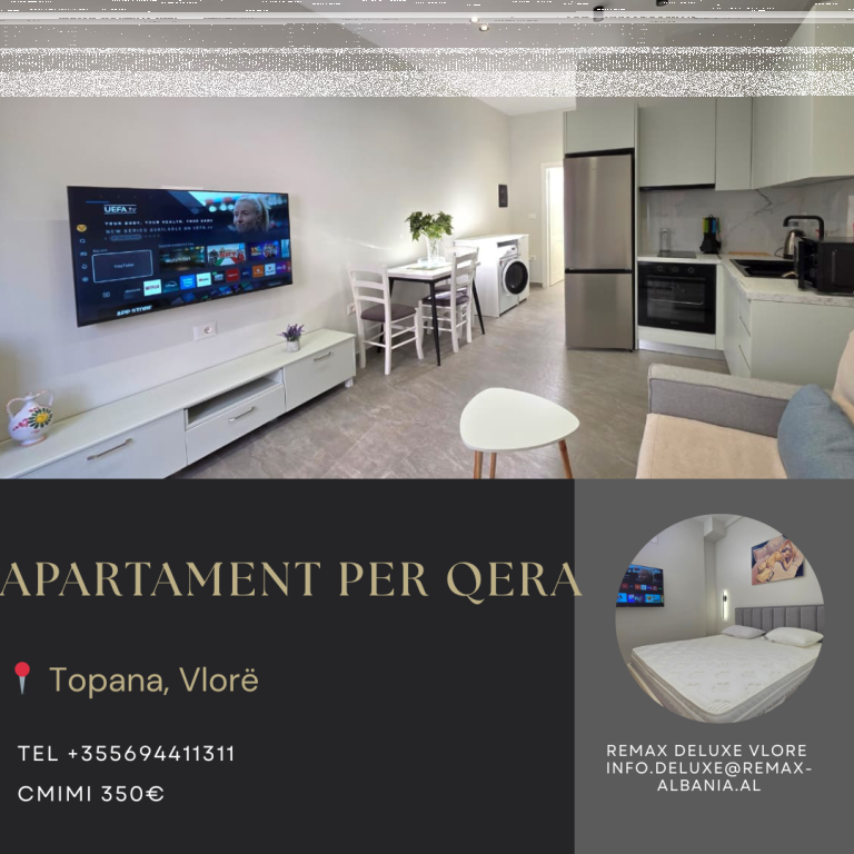 Apartament 1+1 me Qera