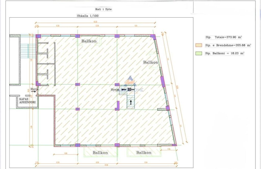 UFFICIO IN AFFITTO 450M2 "VICINO ALLA CLINICA INDIANA DELL'OCCHIO, COMUNE DI PARIGI" 6000 EURO.