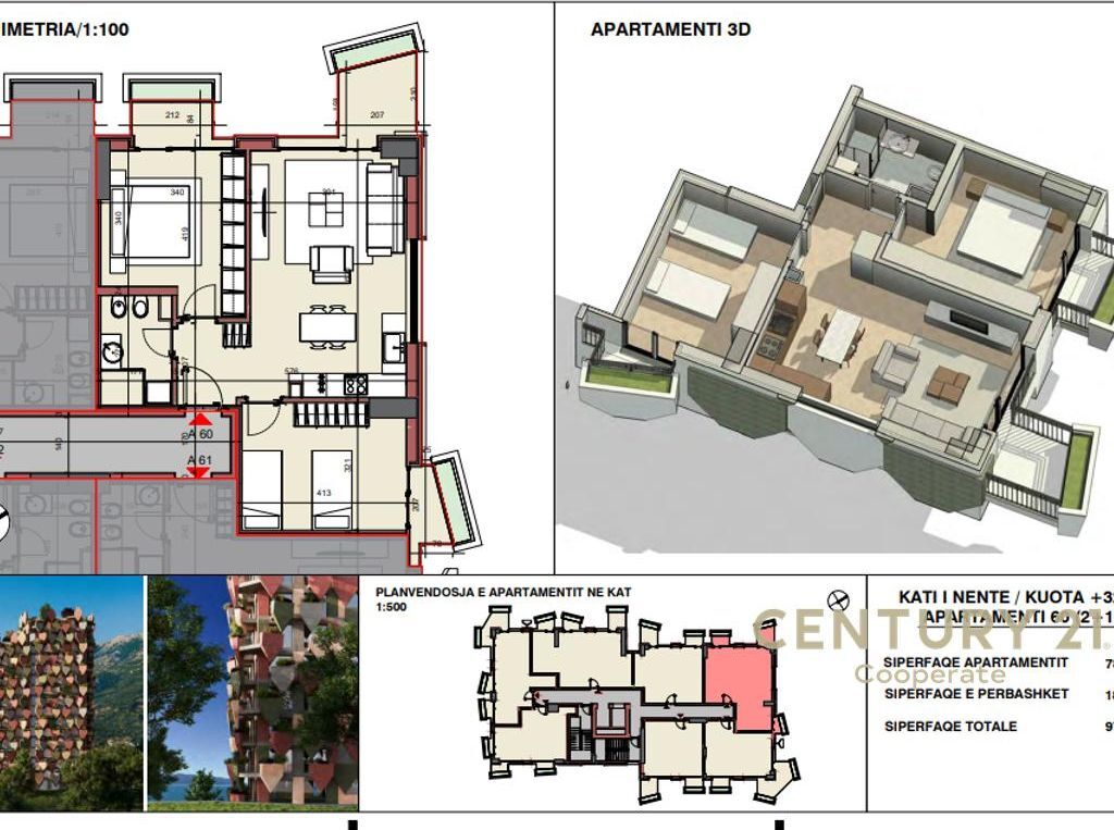 SHITET APARTAMENT 2+1 ME PAMJE NGA GJIRI I VLORES
