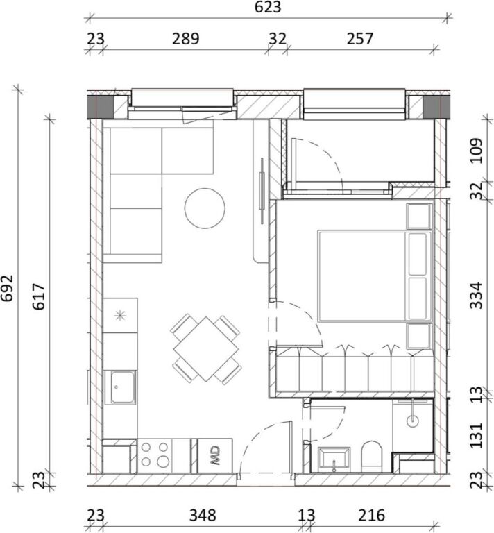 APPARTAMENTO 1+1 IN VENDITA A ALI DEM