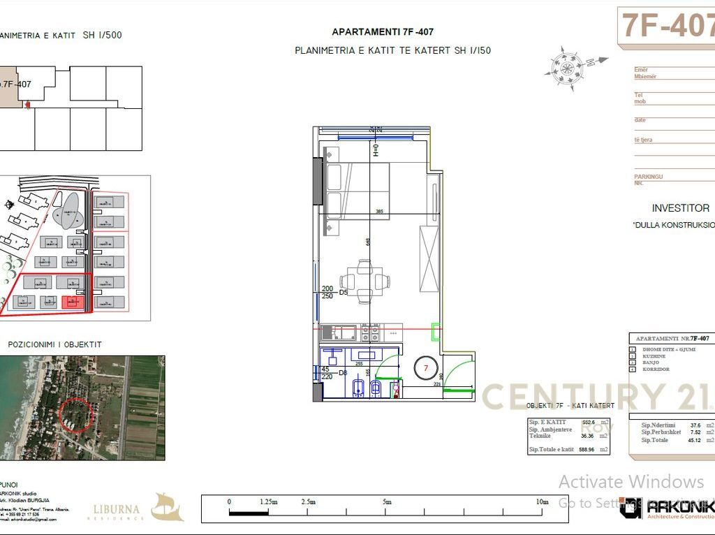 Monolocale in Vendita a Golem, Durrës - 49.650€ | 45,12 m² 49.650 €