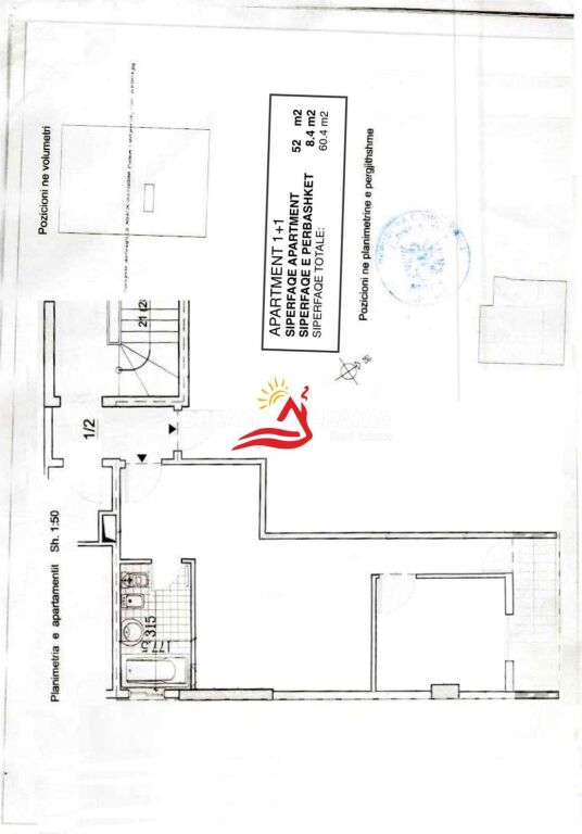 Shitet apartament 1+1 ne Astir prane Vila L (ID 41111203)