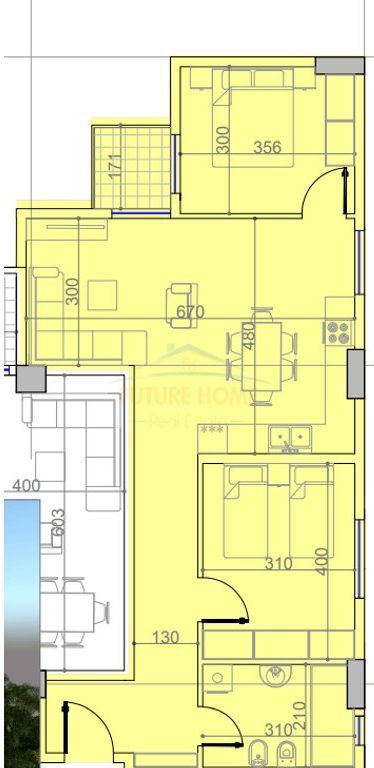 For sale, Apartment 2+1, "Bel Fiore 1", Paskuqan