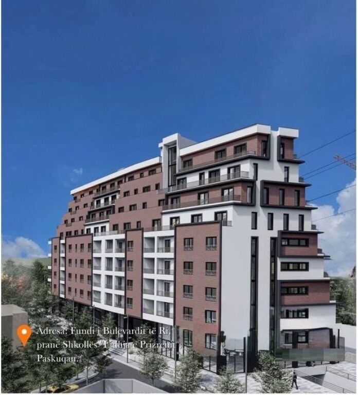 APPARTAMENTO 2+1 IN VENDITA A PASKUQAN, VICINO AL NUOVO BOULEVARD.